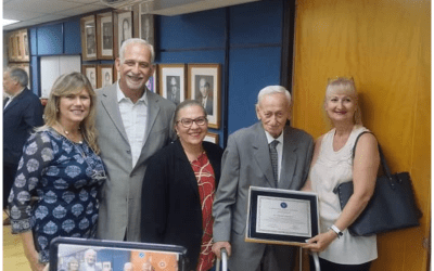 Reconocimiento al Lic. Plácido Vianello, en la Asamblea General Orinaria N° 170