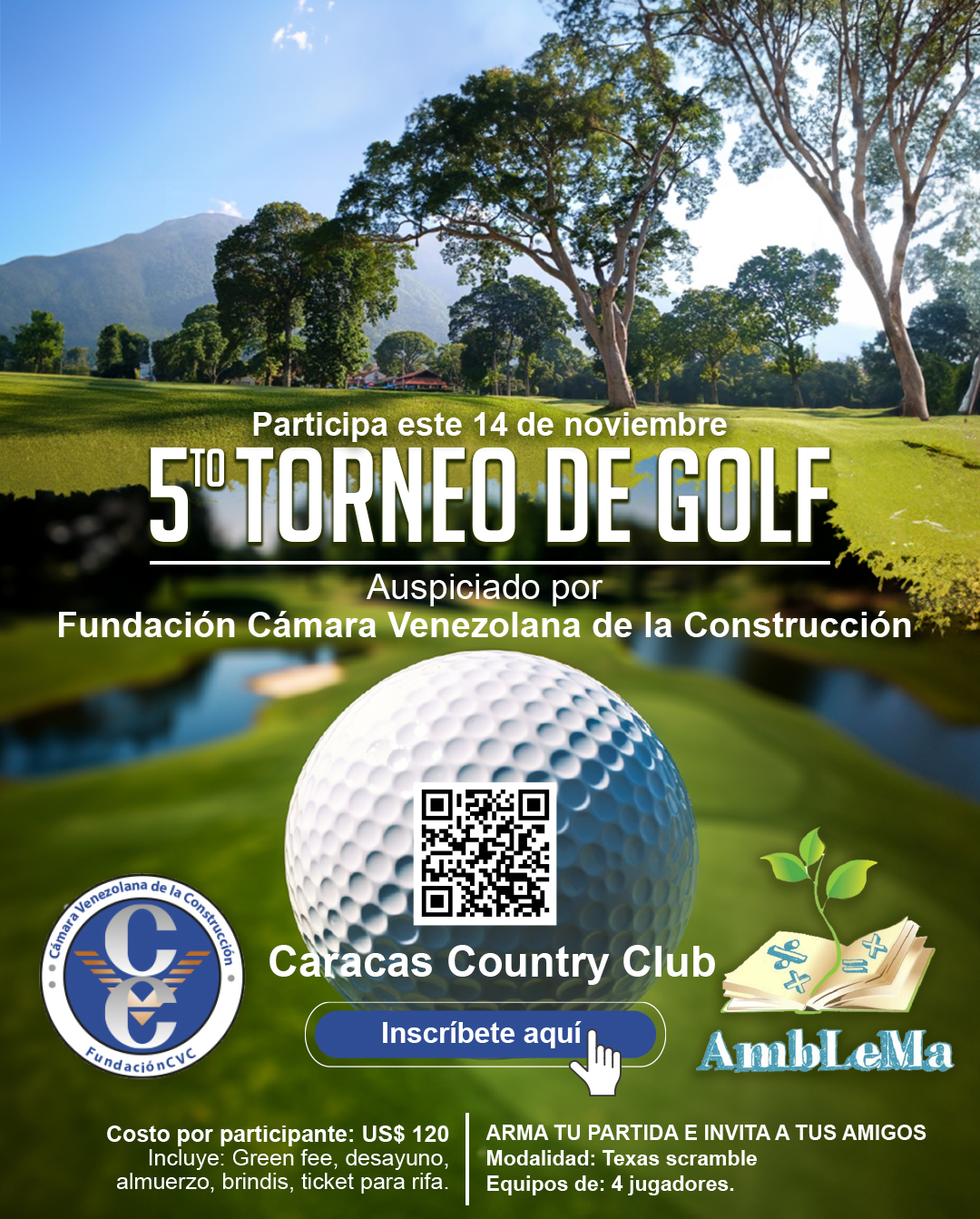 5to Torneo de Golf a beneficio de Fundación AmbLeMa